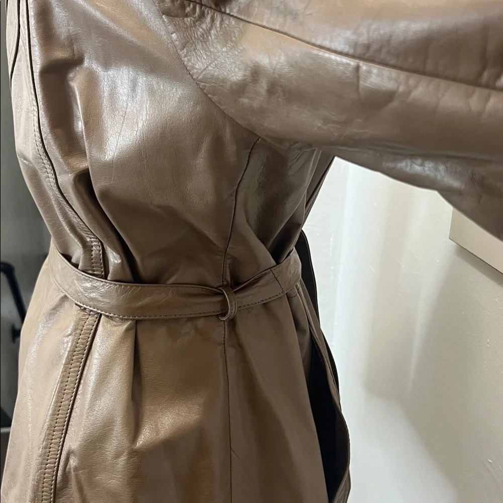 70’s Taupe Brown Genuine Wilson’s Leather Jacket - Picture 10 of 17